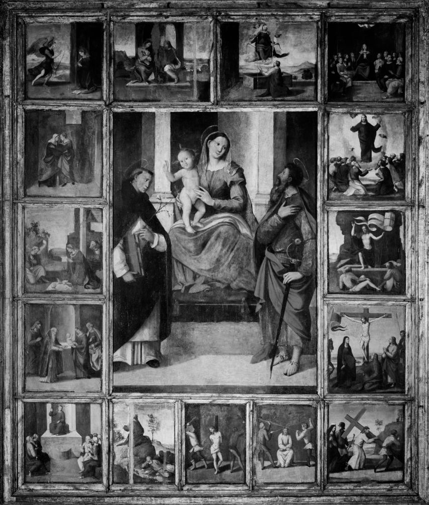 quadro - Madonna con Bambino e Santi