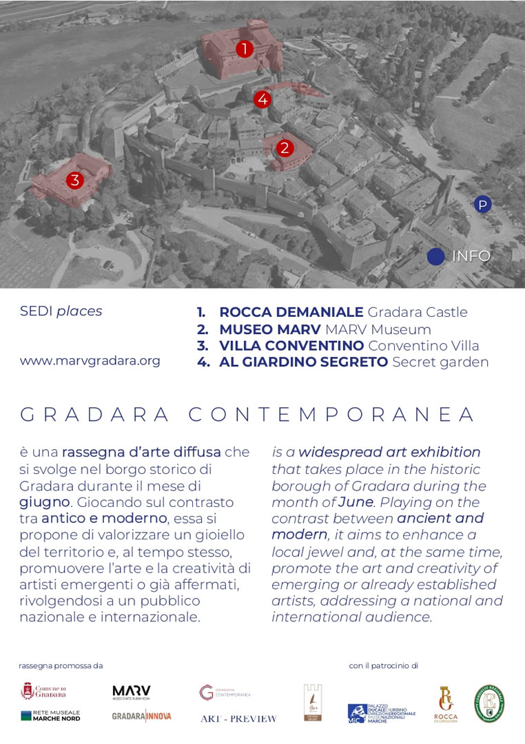cartolina - Gradara Contemporanea 24 - retro