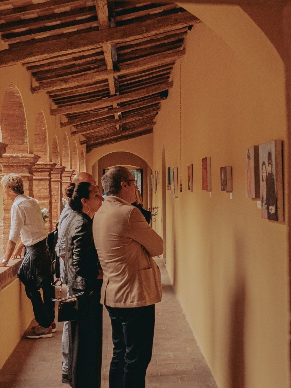 Foto della mostra allestita a Villa Il Conventino